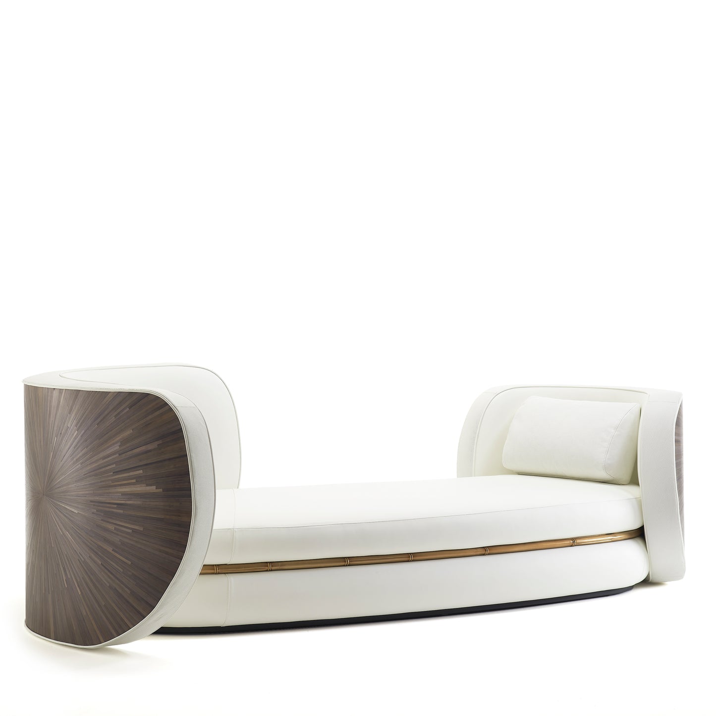 Anfratto Sofa White Leather - Daya Collection