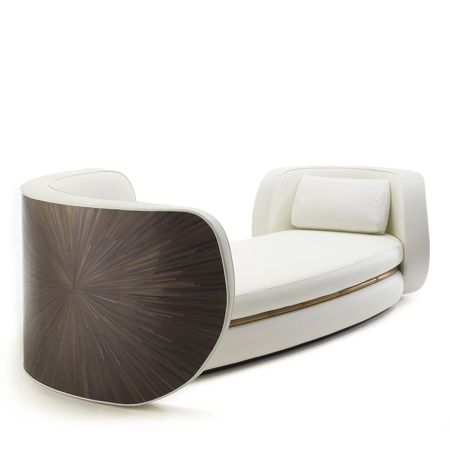 Anfratto Sofa White Leather - Daya Collection