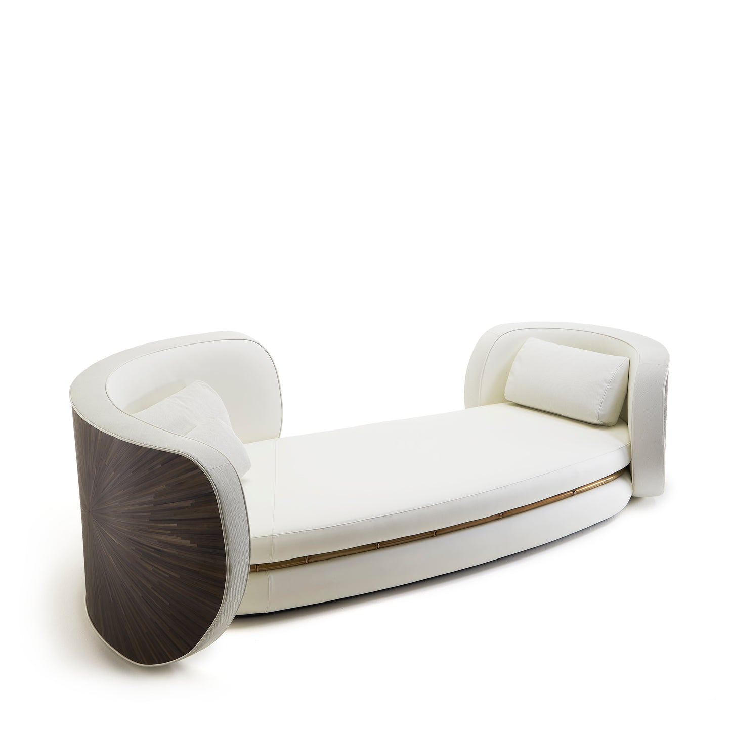 Anfratto Sofa White Leather - Daya Collection