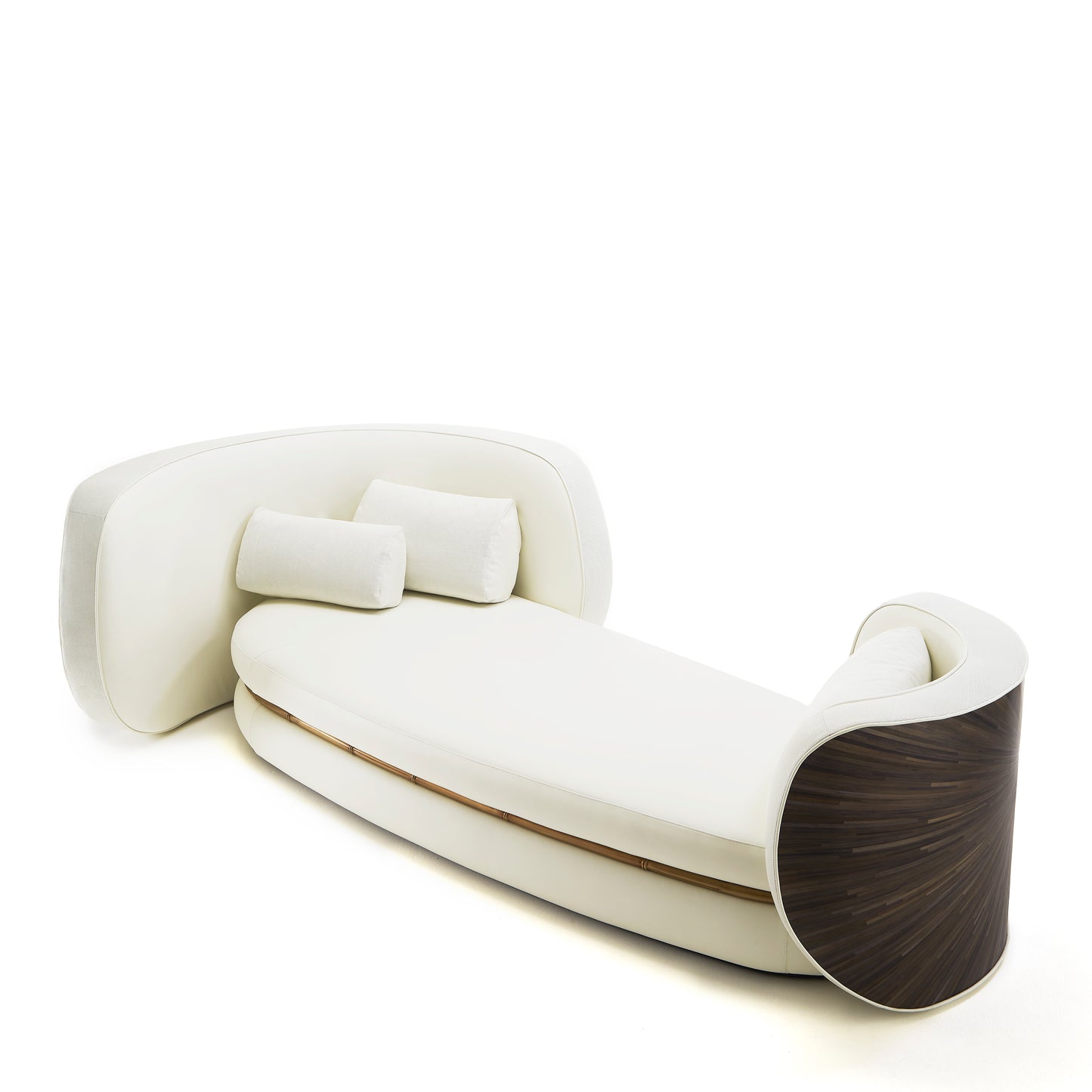 Anfratto Sofa White Leather - Daya Collection