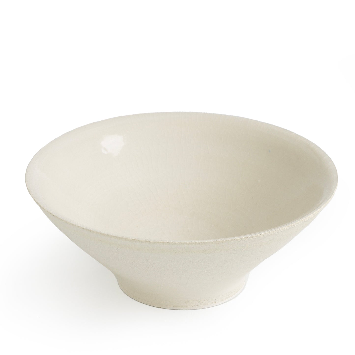 Japanese Bowl White Glazed Inside Only